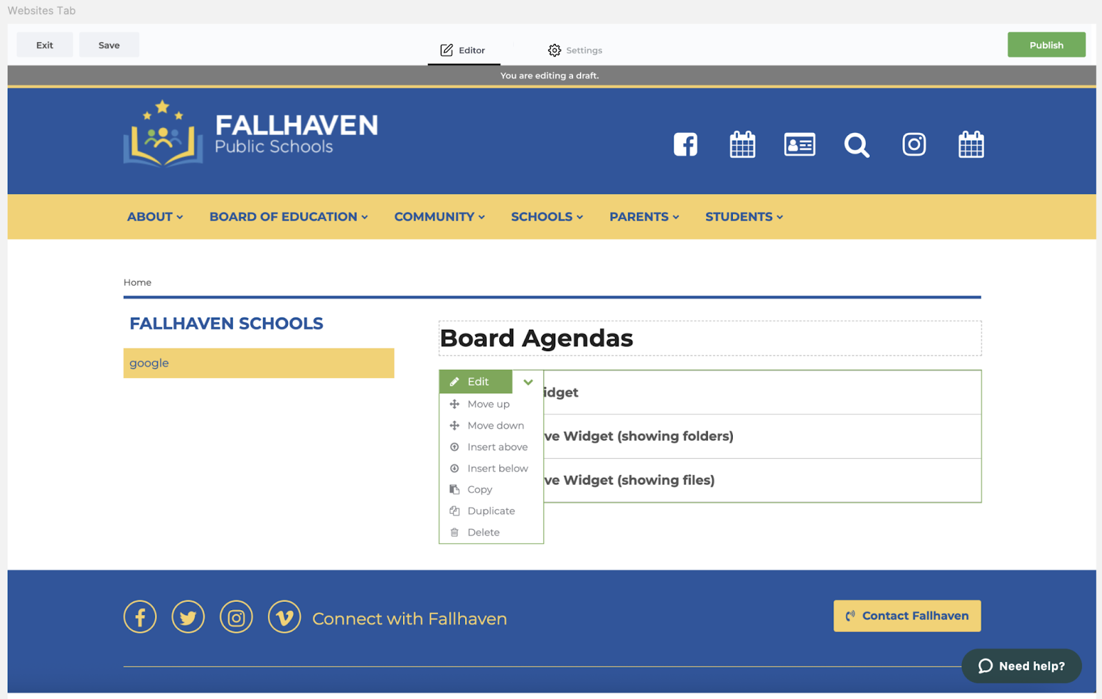  A New Full-Width Page Editor