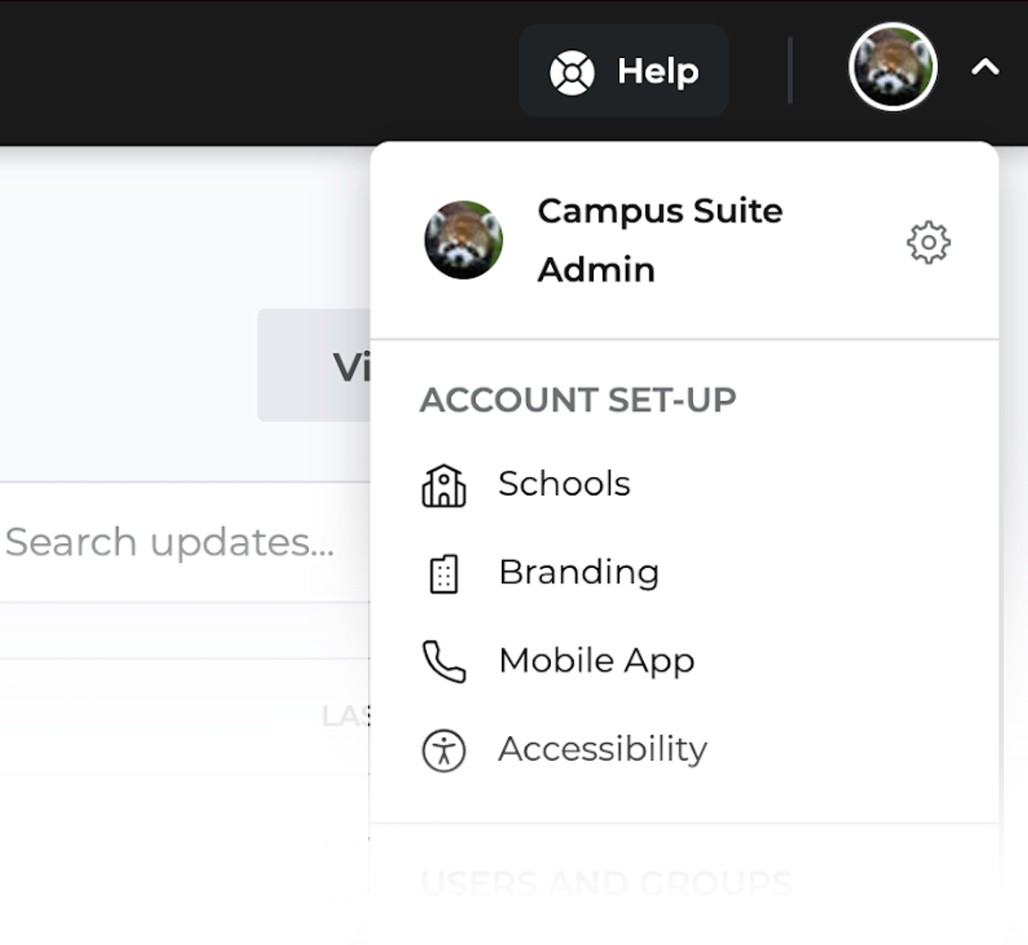  Consolidated Settings Menu 